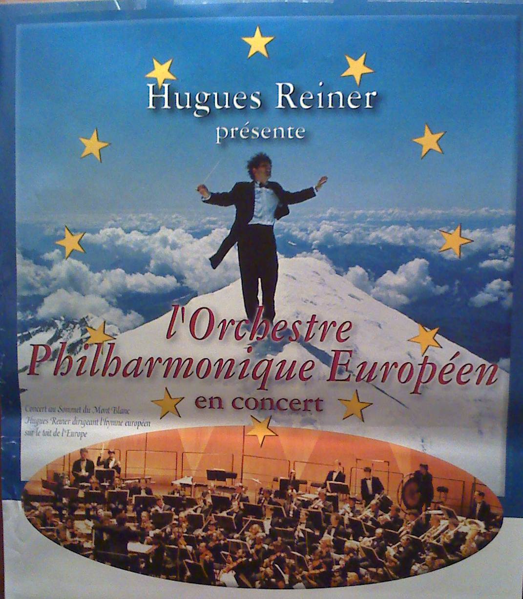 Concert avec l'Orchestre Philharmonique Européen dirigé par Hugues Reiner, soliste: Nicole Marodon Cavaillé-Coll