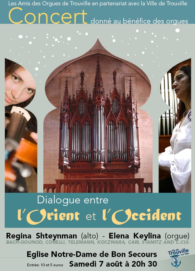 Concert donné au bénéfice des orgues - Elena Keylina (orgue) et Regina Shteynman (alto)